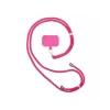 Stilvoller Riemen für Telefon und Schlüssel Dunkel Pink in Pink