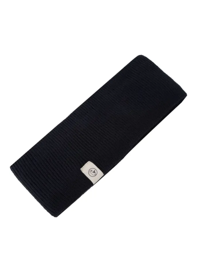 Stirnband Möwe Feinstrick in navy