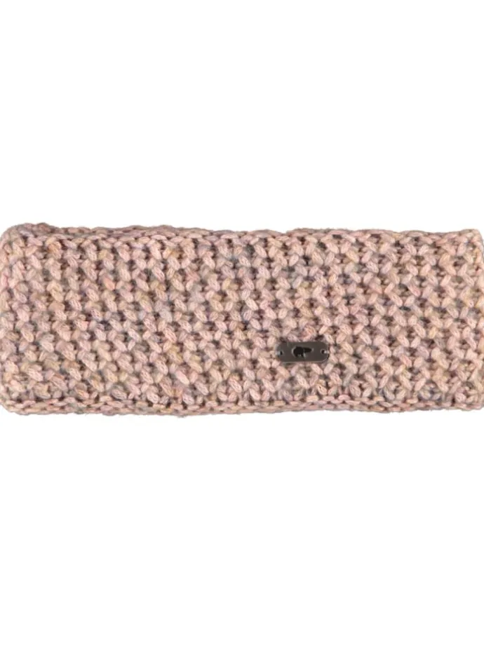 Stirnband "Tula" in Rosa/ Grau