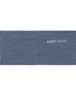 Stirnband "Wanderlust" in Blaugrau