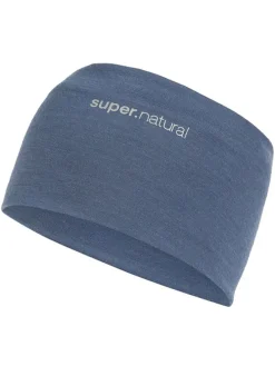 Stirnband "Wanderlust" in Blaugrau