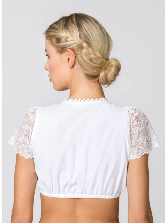 Stockerpoint Dirndlbluse Meline in weiss