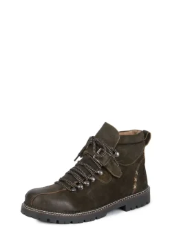 Stockerpoint Trachtenstiefel Tiago in dunkelbraun gespeckt