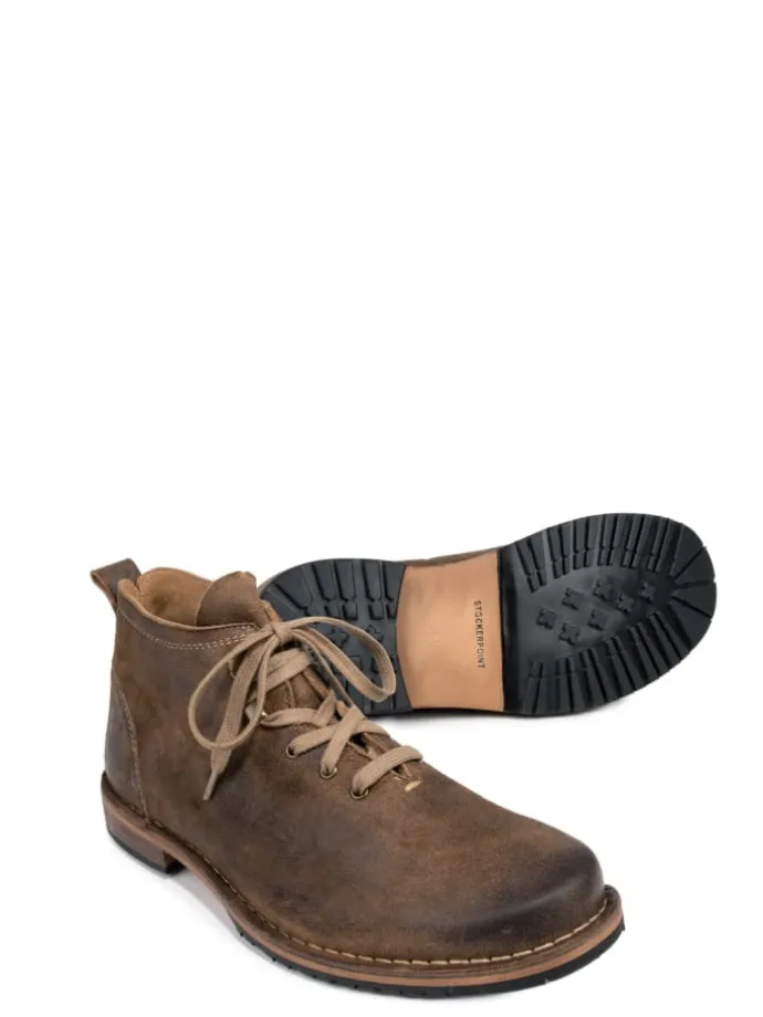 Stockerpoint Trachtenstiefel William in hellbraun gespeckt