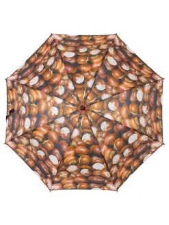 Stockschirm "Chestnut" in Hellbraun - Ø 105 cm