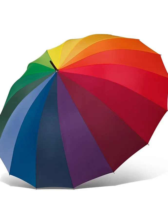 Stockschirm "Rainbow" in Bunt - Ø 130 cm