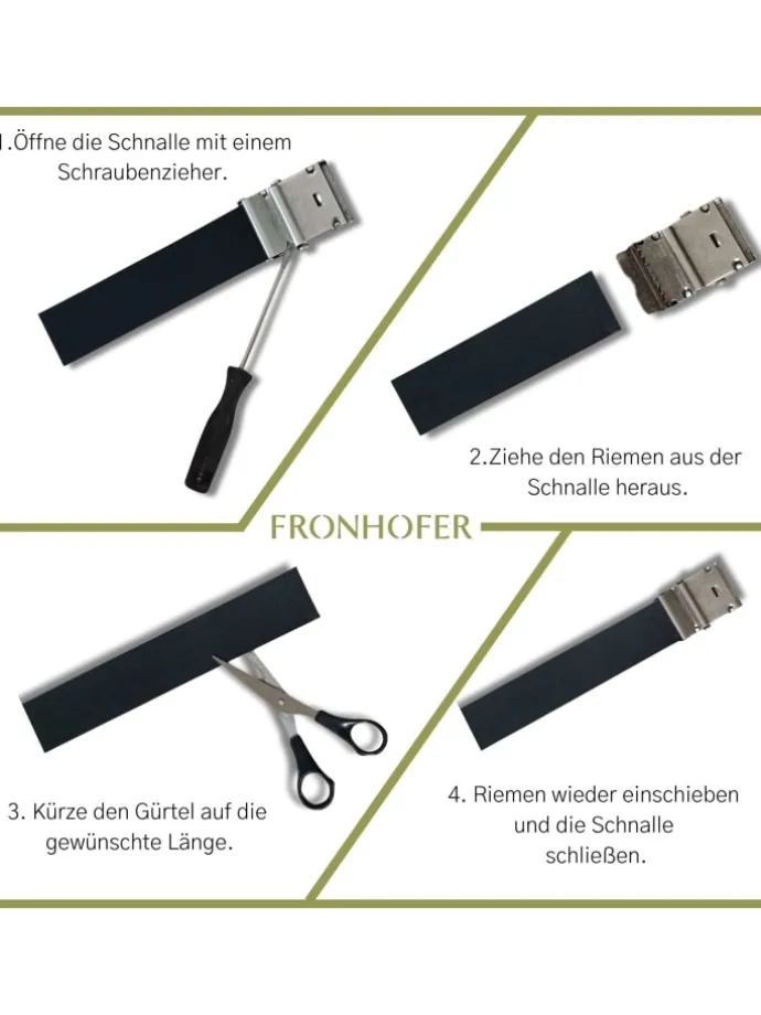 Stoffgürtel Comic Muster in Mehrfarbig