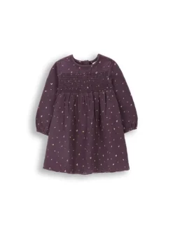 Stoffkleid in violett