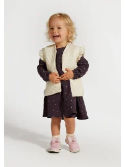 Stoffkleid in violett
