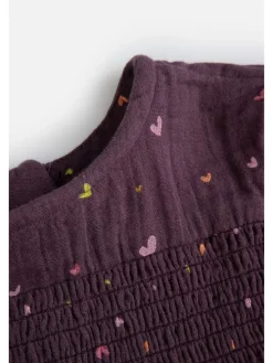 Stoffkleid in violett