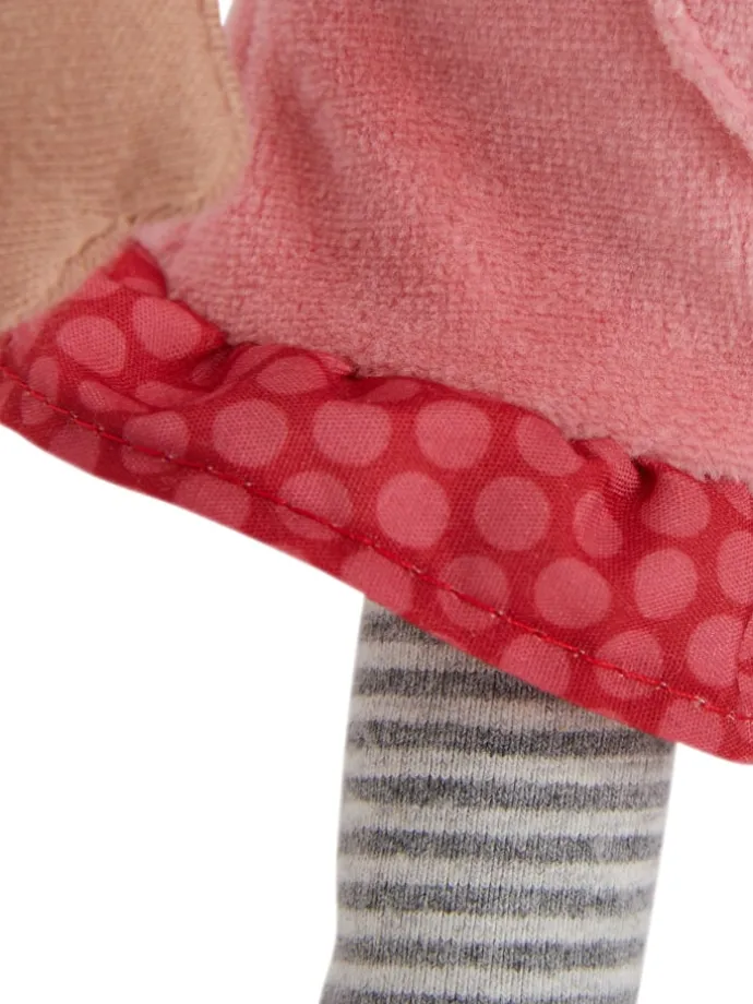 Stoffpuppe Kuschelpuppe in Rosa