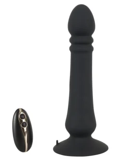Stoßvibrator Anal thruster in schwarz