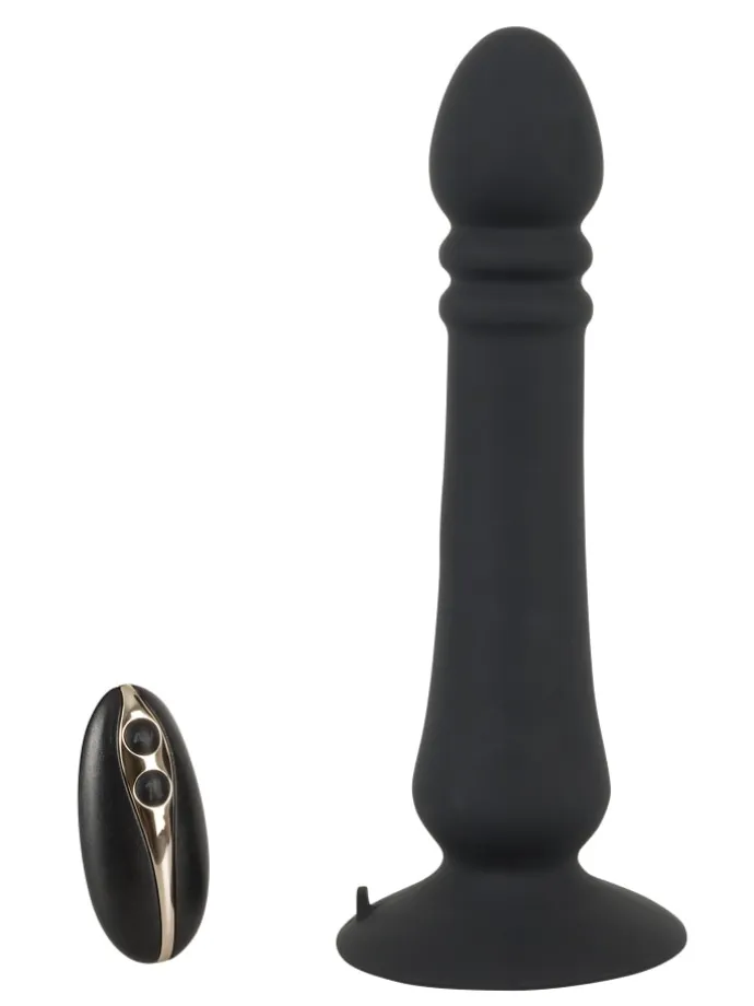 Stoßvibrator Anal thruster in schwarz