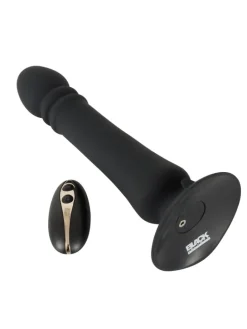 Stoßvibrator Anal thruster in schwarz