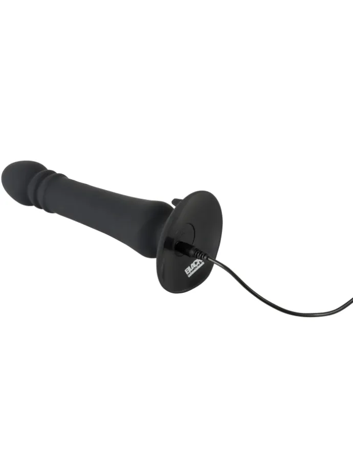 Stoßvibrator Anal thruster in schwarz