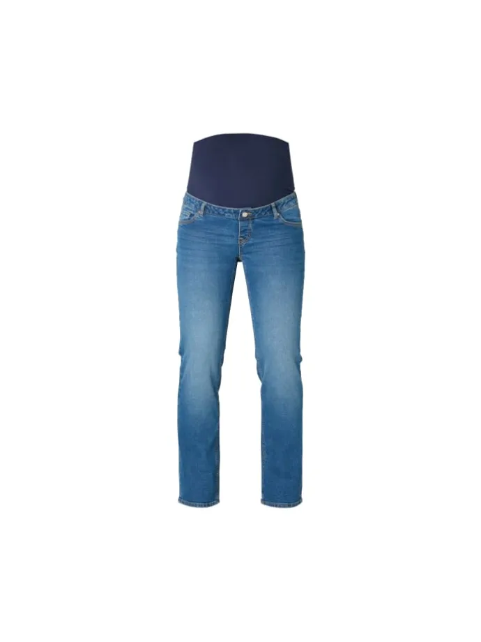 Straight Umstandsjeans in Grey Dark Wash