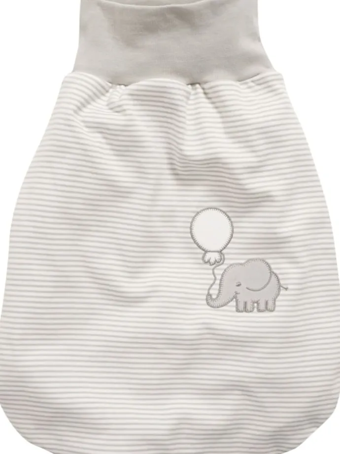 Strampelsack Interlock Elefant in Natur