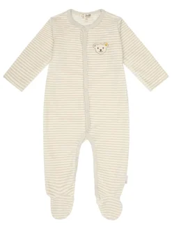 Strampler in Beige/ Creme