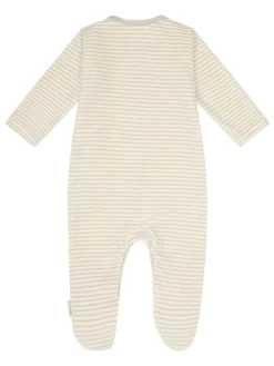 Strampler in Beige/ Creme