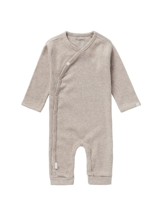 Strampler Nevis in Taupe Melange