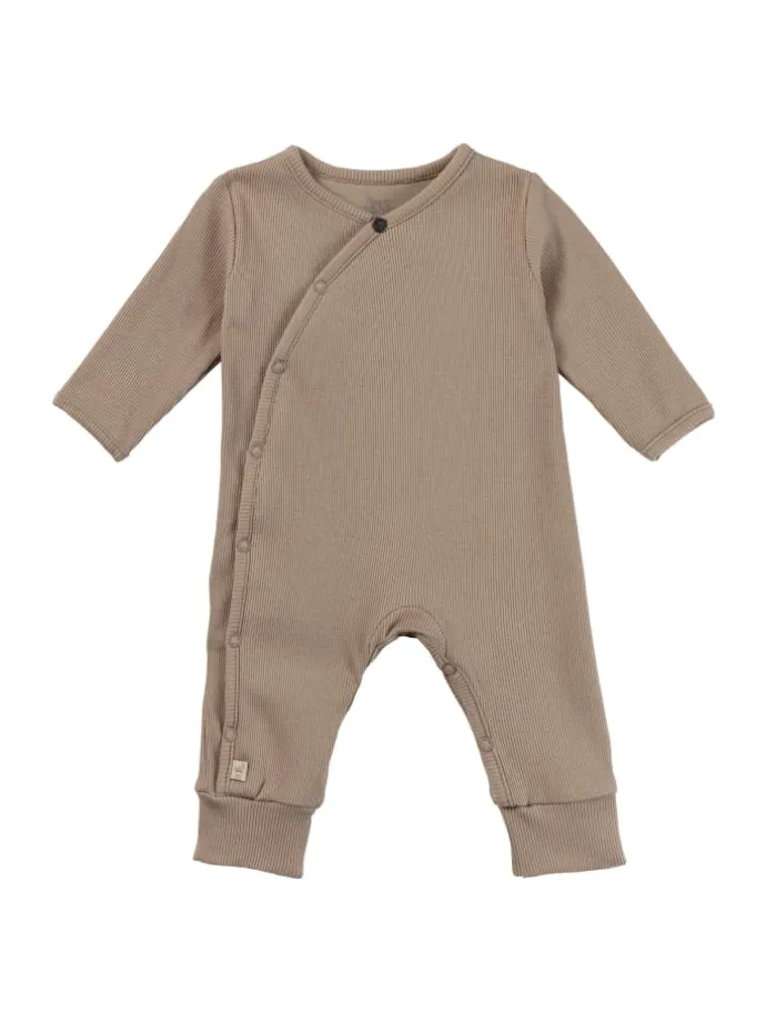 Strampler Rippjersey in sand