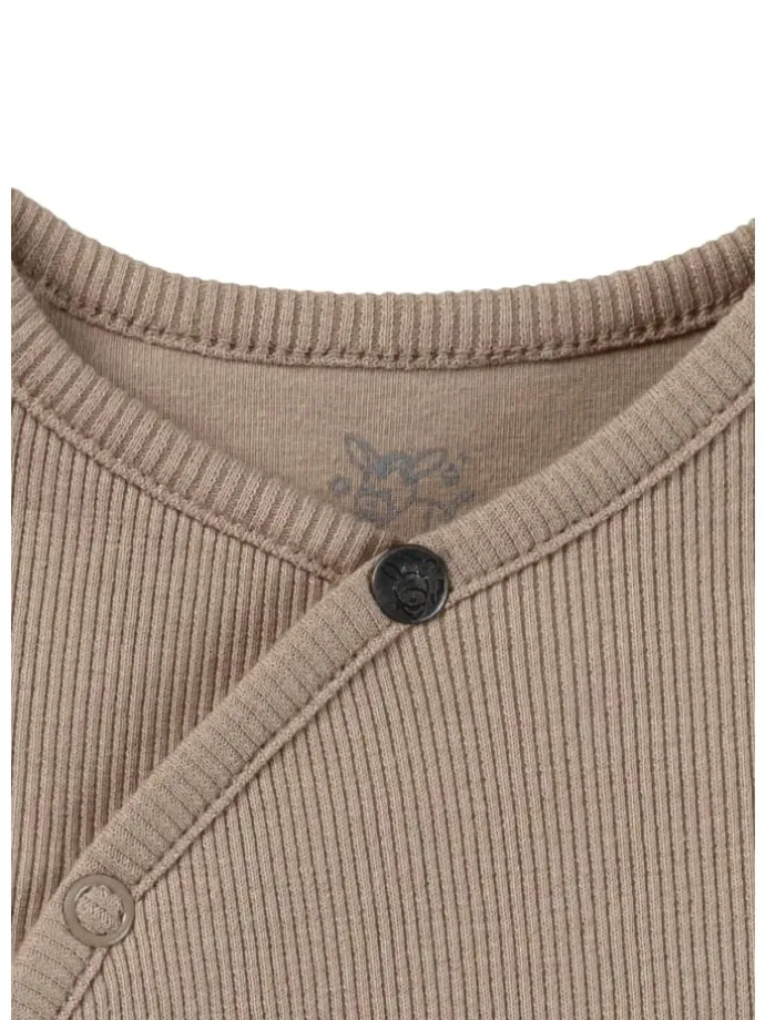 Strampler Rippjersey in sand