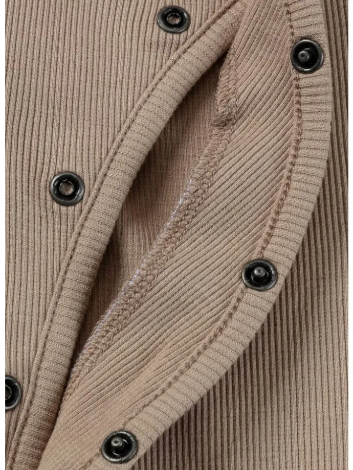 Strampler Rippjersey in sand