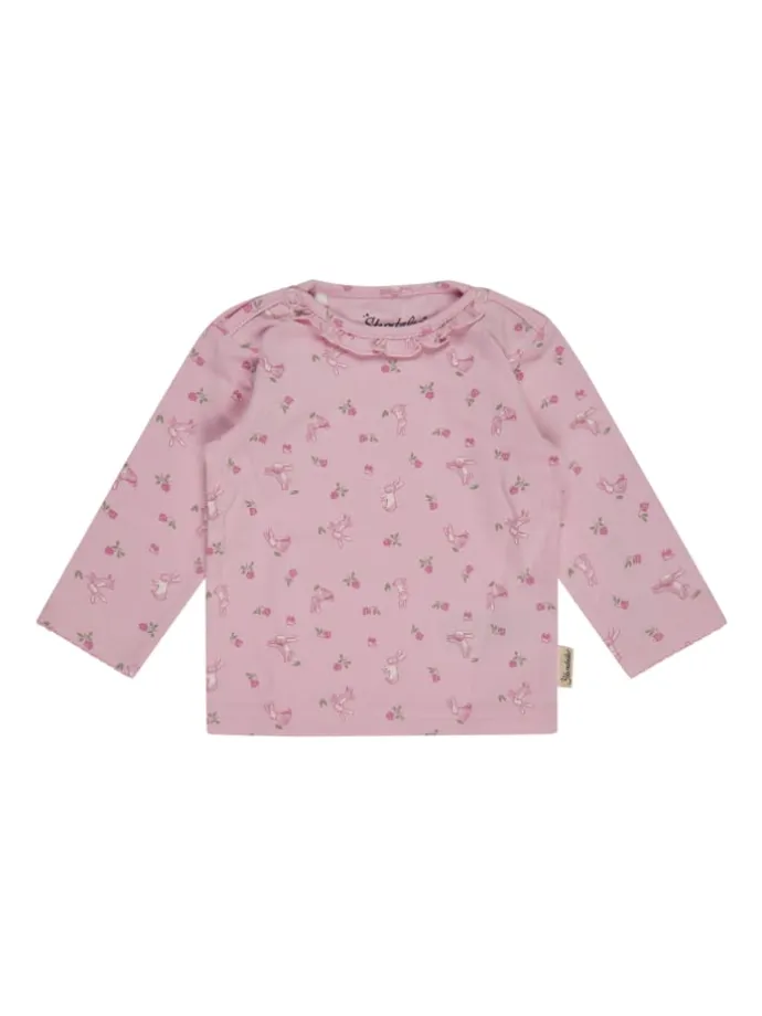 Strampler-Set Hase in rosa