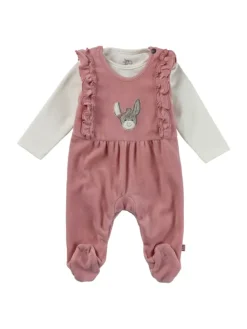 Strampler-Set Nicki Emmi Girl in rosarot