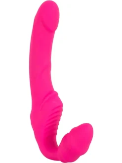 Strap On Vibrating Strapless Strap-On in pink