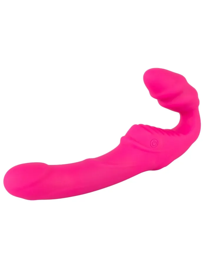 Strap On Vibrating Strapless Strap-On in pink