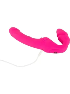 Strap On Vibrating Strapless Strap-On in pink