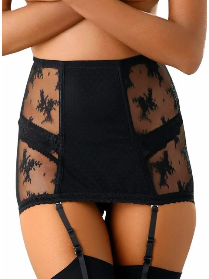 Strapsgürtel in schwarz