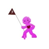 StreetBuddy Warnfigur für Kindersicherheit in Magenta