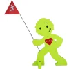 StreetBuddy Warnfigur für Kindersicherheit in Grün