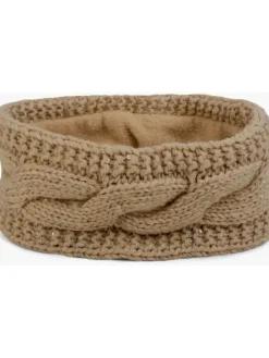 Strick Stirnband in Beige