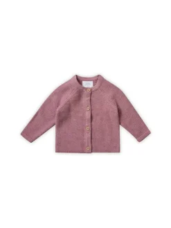 Strick-Cardigan in rose melange