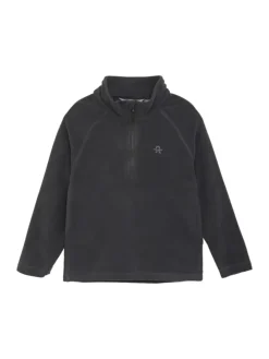 Strickfleece-Pullover COFleece in Dunkelgrau