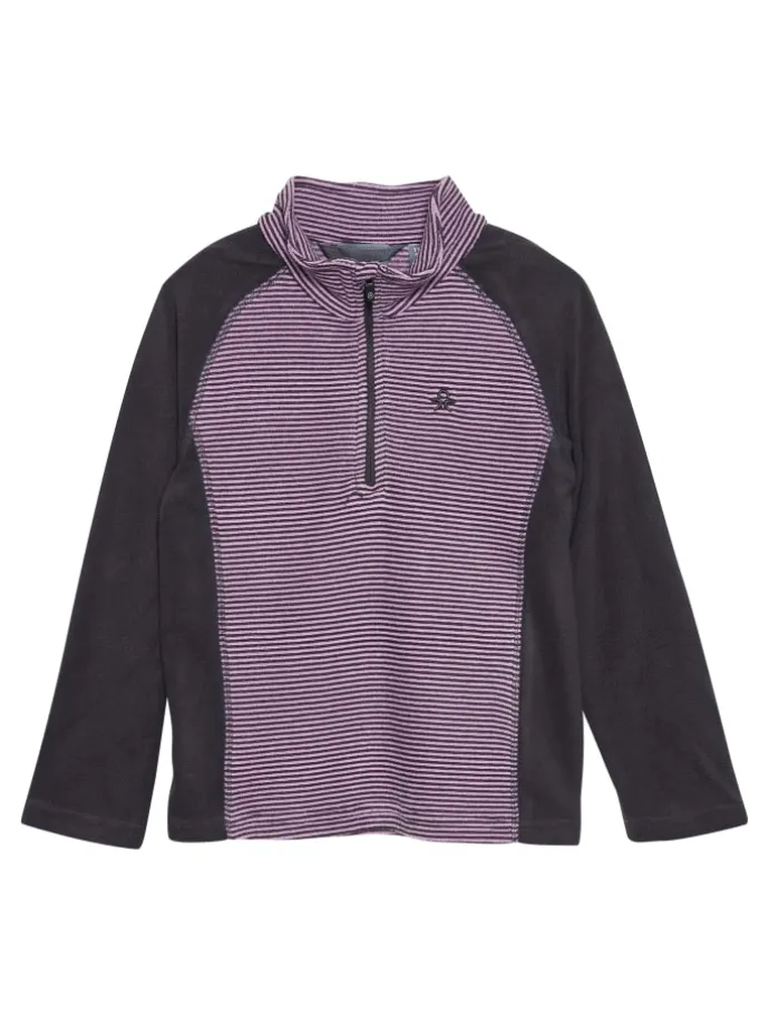 Strickfleece-Pullover COFleece in Lila