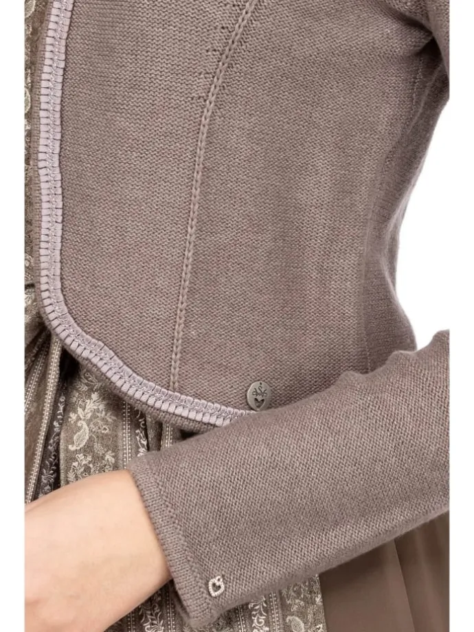 Strickjacke ALICE in dunkelbraun