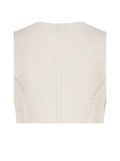 Strickjacke Amira in Altweiß