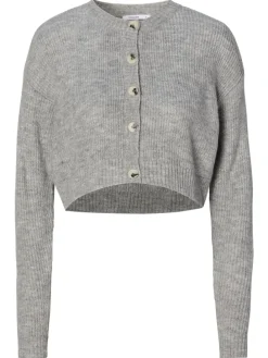 Strickjacke Bergen in Grey Melange