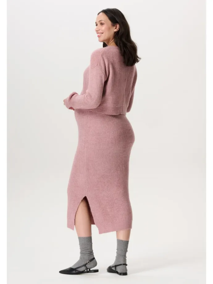 Strickjacke Bergen in Lilas