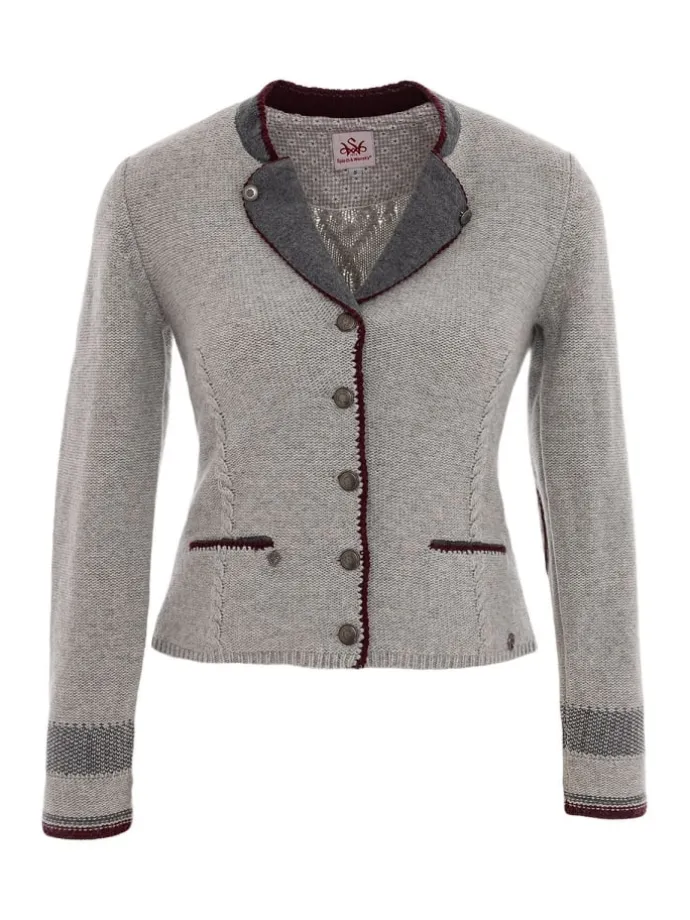 Strickjacke BLANDA in grau