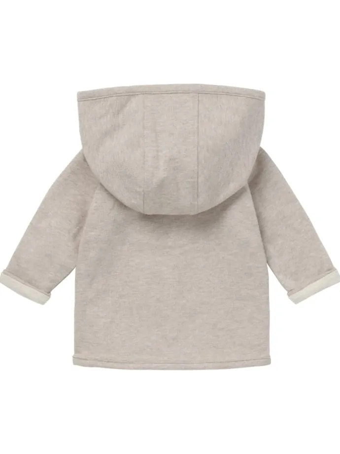Strickjacke Bonny - Reversible in Taupe Melange