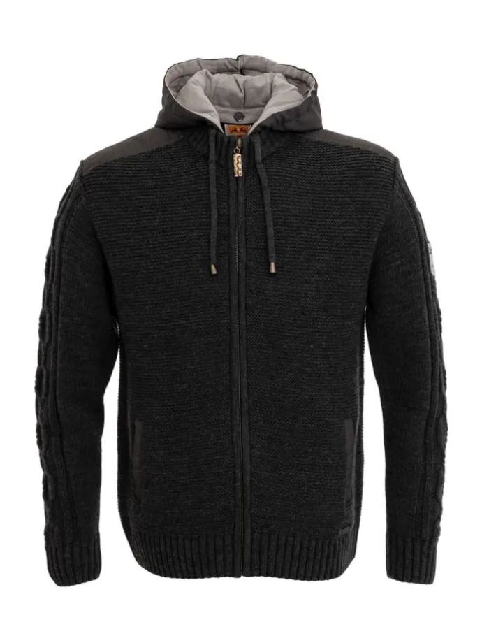 Strickjacke BRUNECK in anthrazit