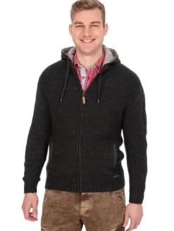 Strickjacke BRUNECK in anthrazit