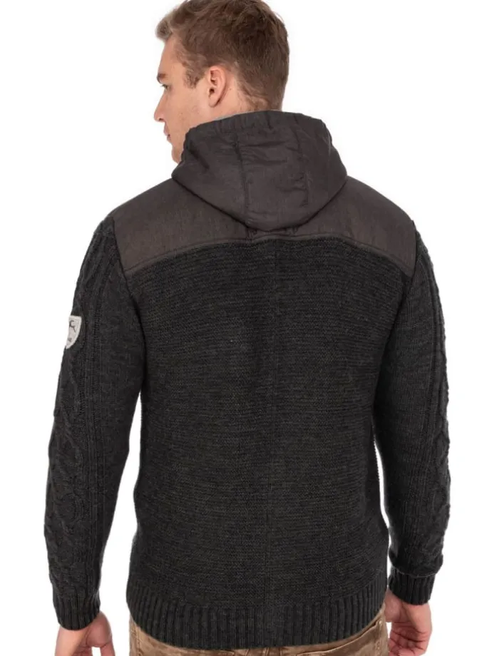 Strickjacke BRUNECK in anthrazit