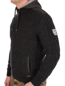 Strickjacke BRUNECK in anthrazit