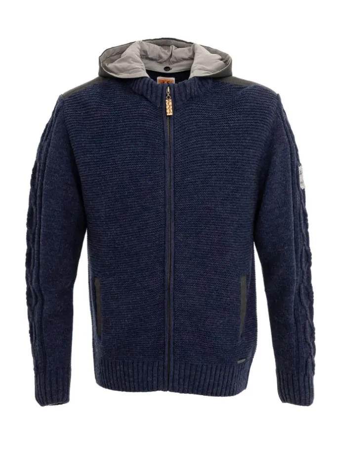 Strickjacke BRUNECK in blau